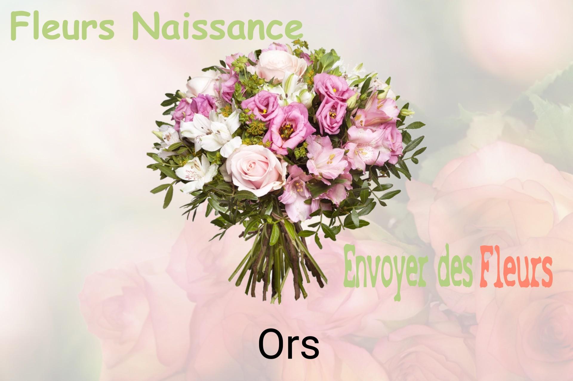 Bouquet de fleurs de naissance livré à Ors